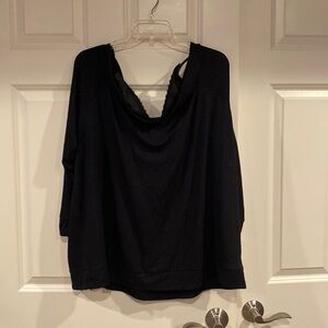 26/28 black Lane Bryant sweater with fake camisole - NWT